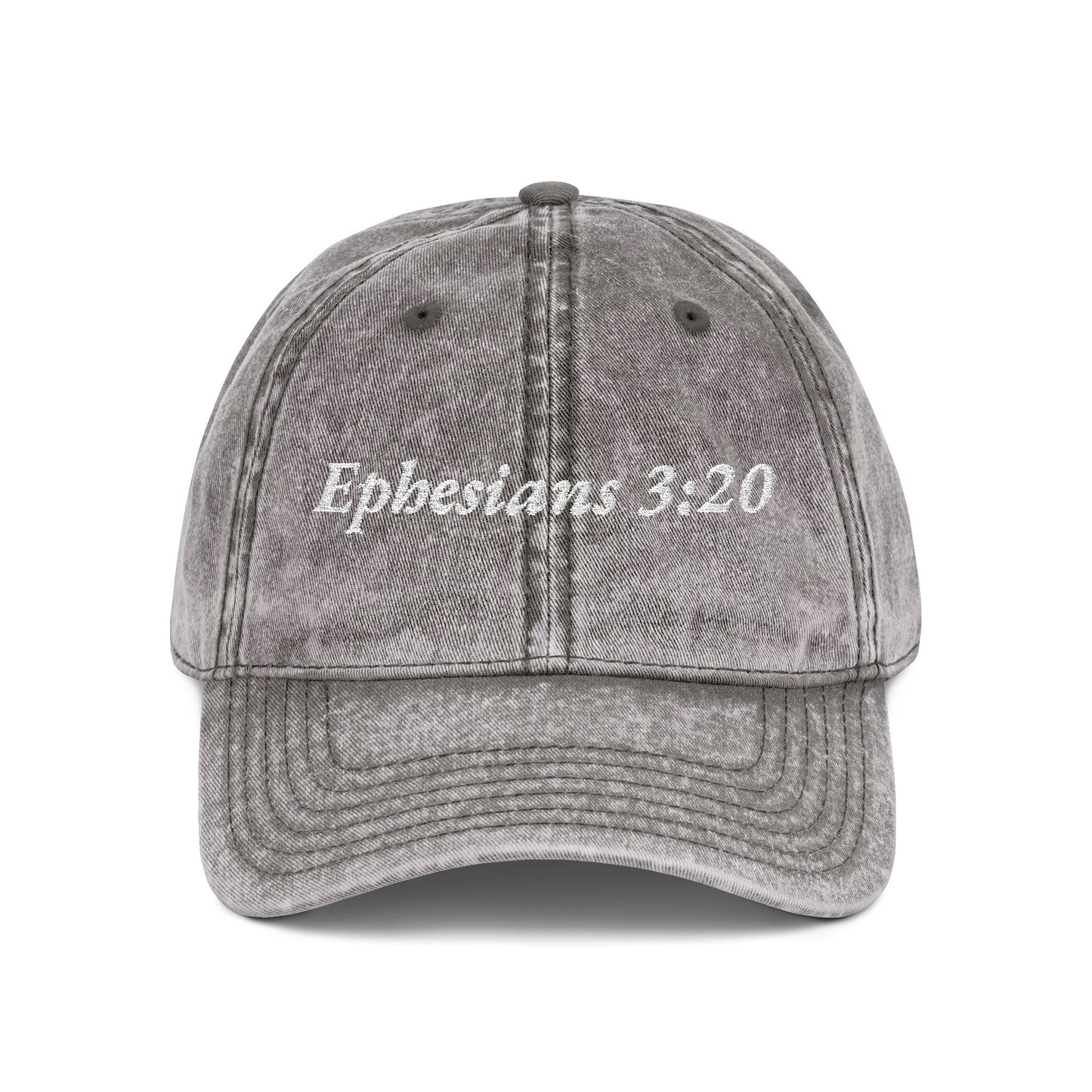 Embroidered Cap - Ephesians 3:20 Biblical Verse Hat