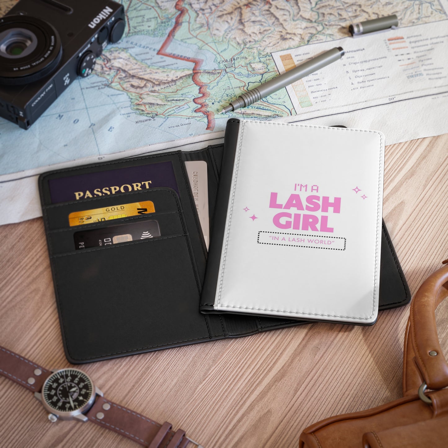Lash Girl Passport Cover