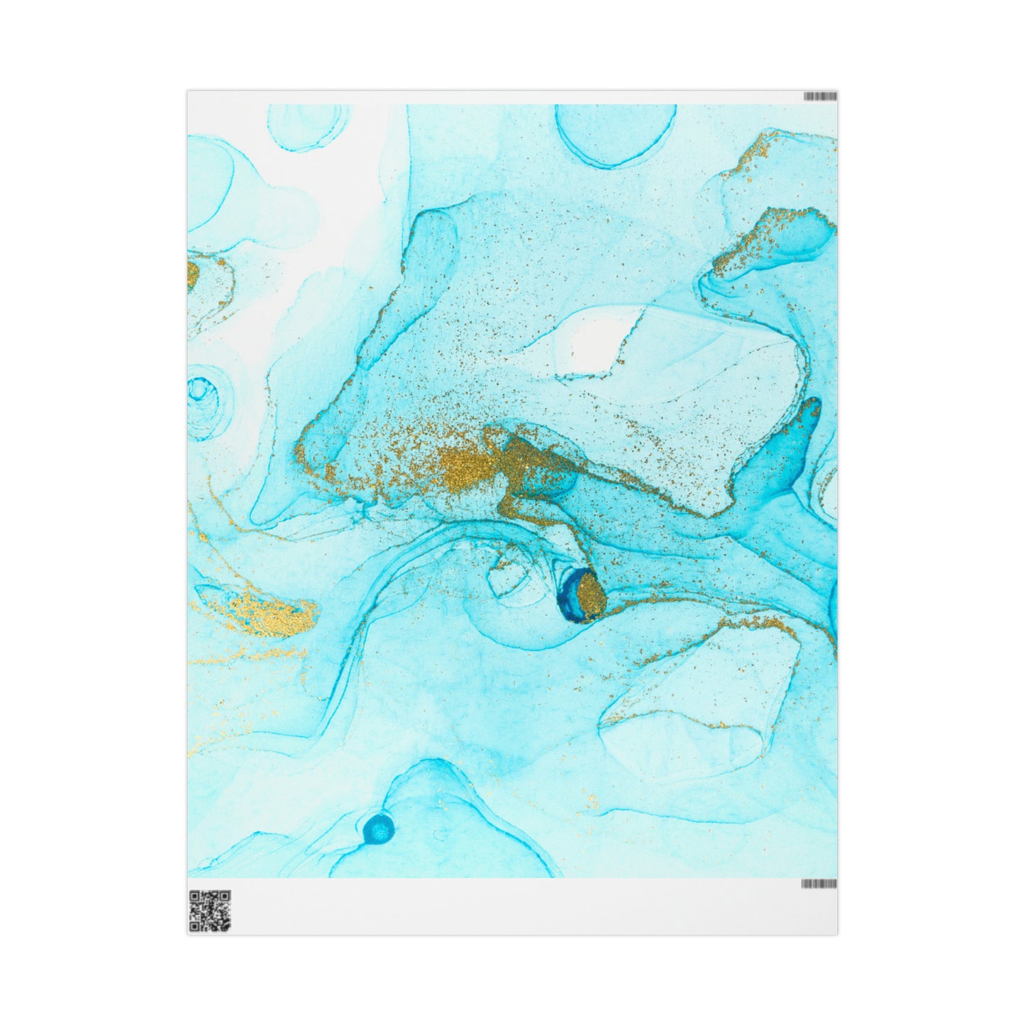 Aqua Spun Wrapping Papers