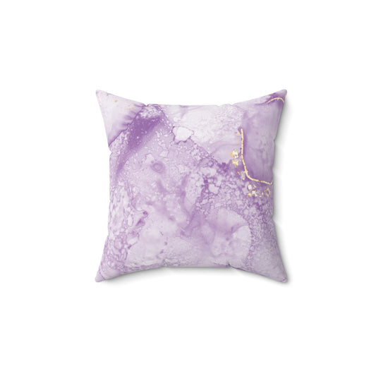 Purple Spun Pillow