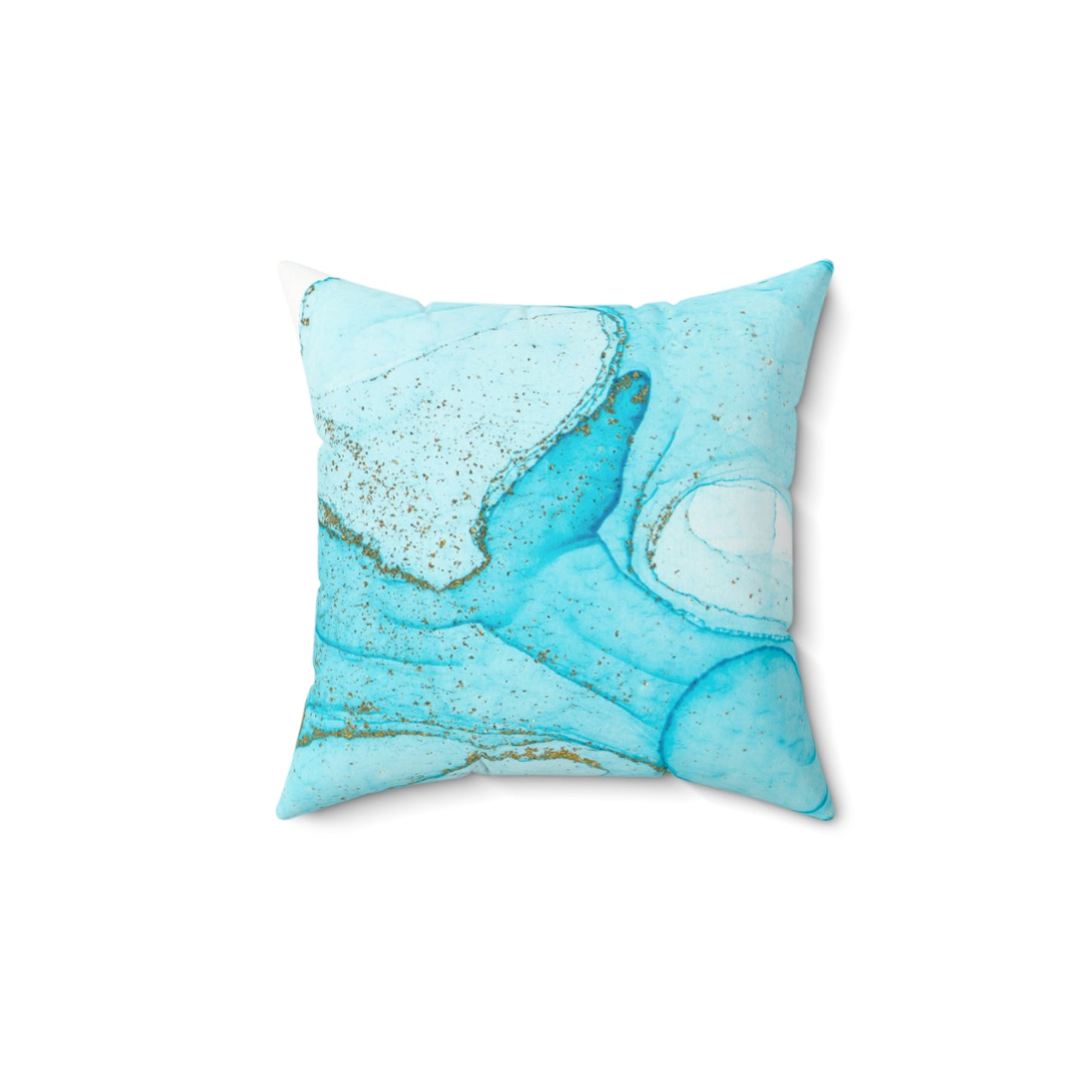 Aqua Spun Pillow