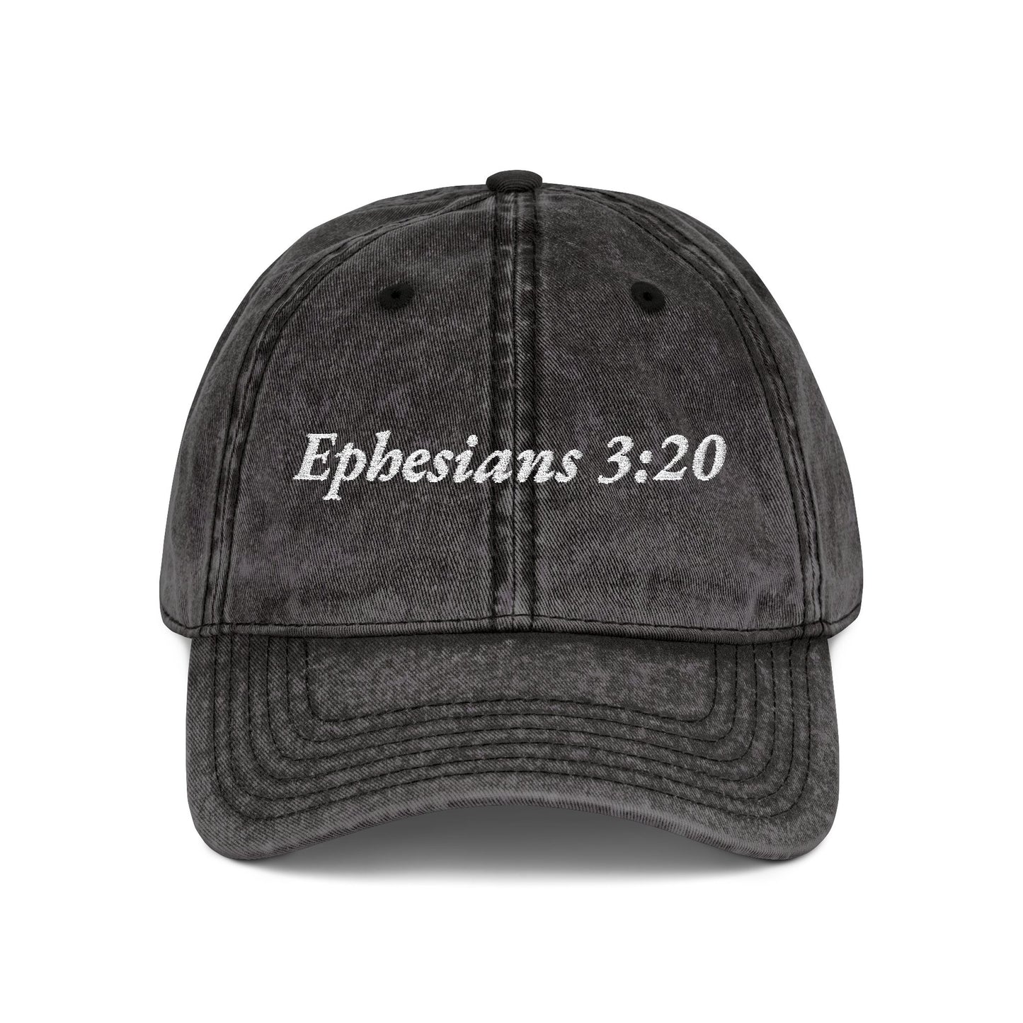 Embroidered Cap - Ephesians 3:20 Biblical Verse Hat