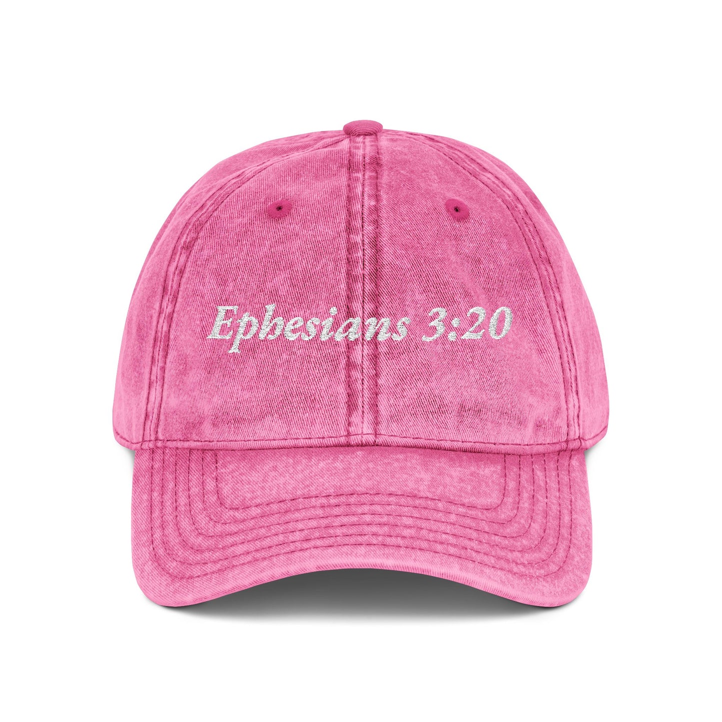 Embroidered Cap - Ephesians 3:20 Biblical Verse Hat